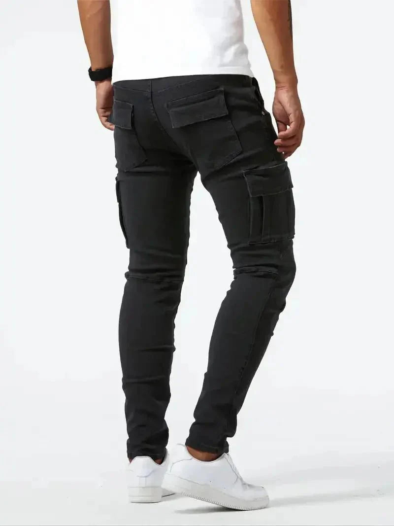 Denim Jeans Cargo Broek