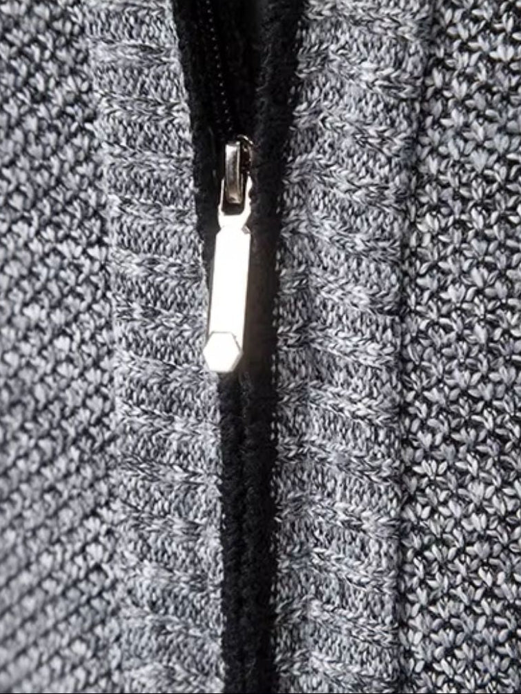 Elegante Volledige Rits Sweater Vest