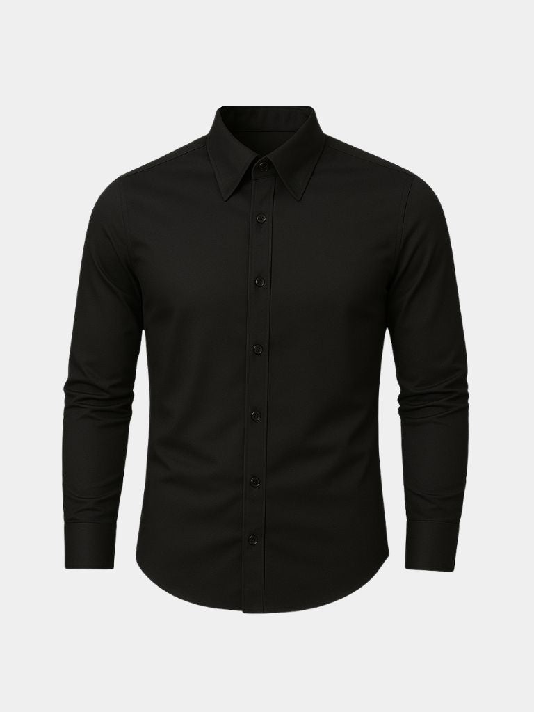 Elegante Spearpoint Kraag Shirt