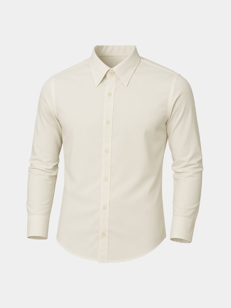 Elegante Spearpoint Kraag Shirt