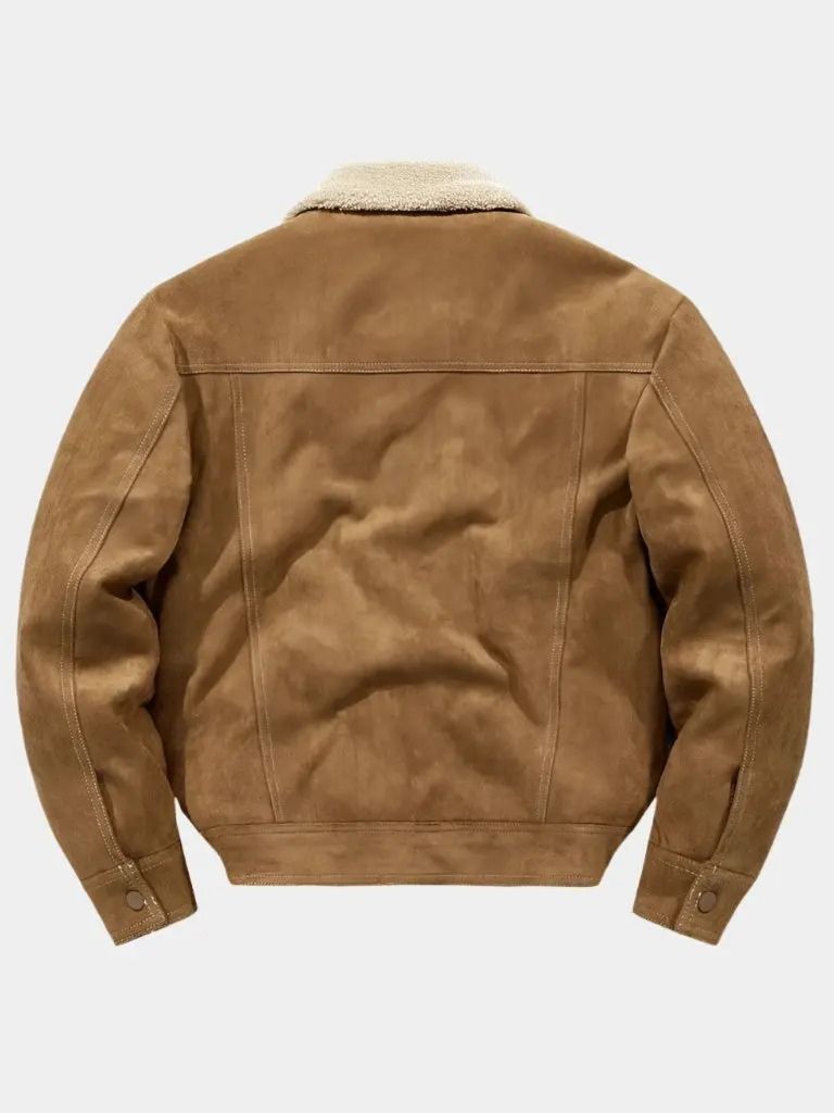 Essentiële Fleece Suede Jas