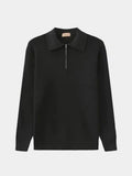 Essentiële Half Zip Pullover Trui