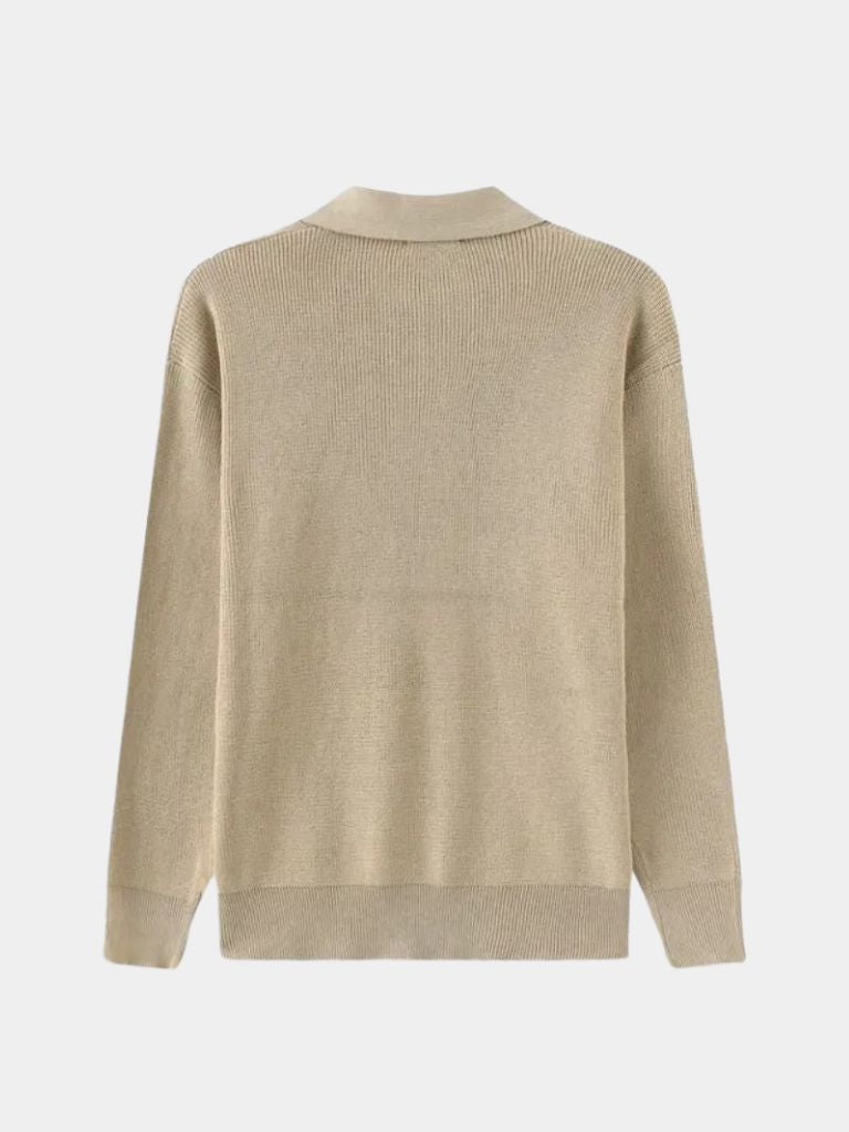 Essentiële Half Zip Pullover Trui