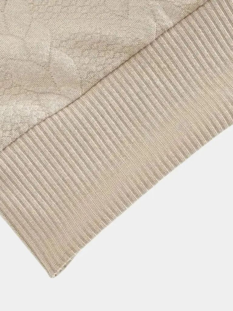Essentiële Henley Hoge Kraag Kwart Rits Pullover
