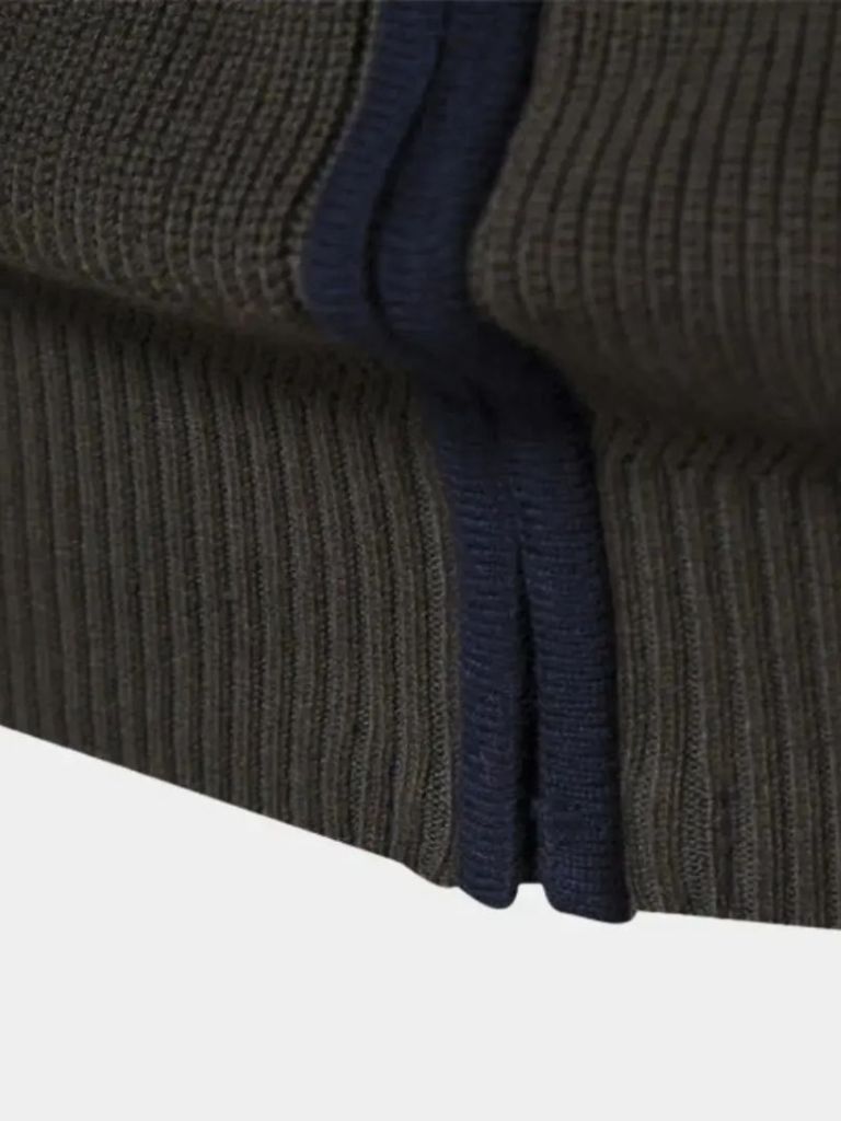 Essentieel Gebreid Rits Sweater
