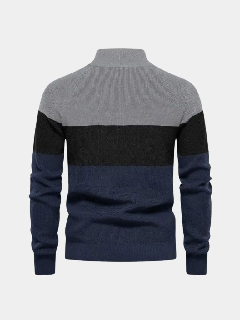 Essentieel Gebreid Rits Sweater