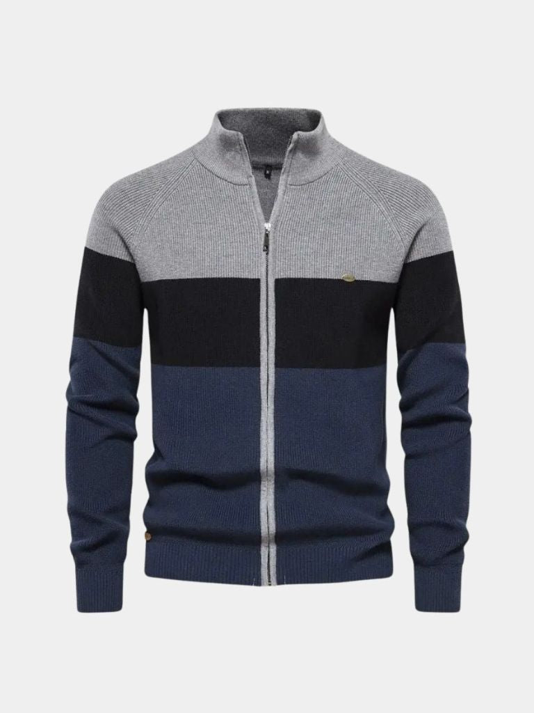 Essentieel Gebreid Rits Sweater