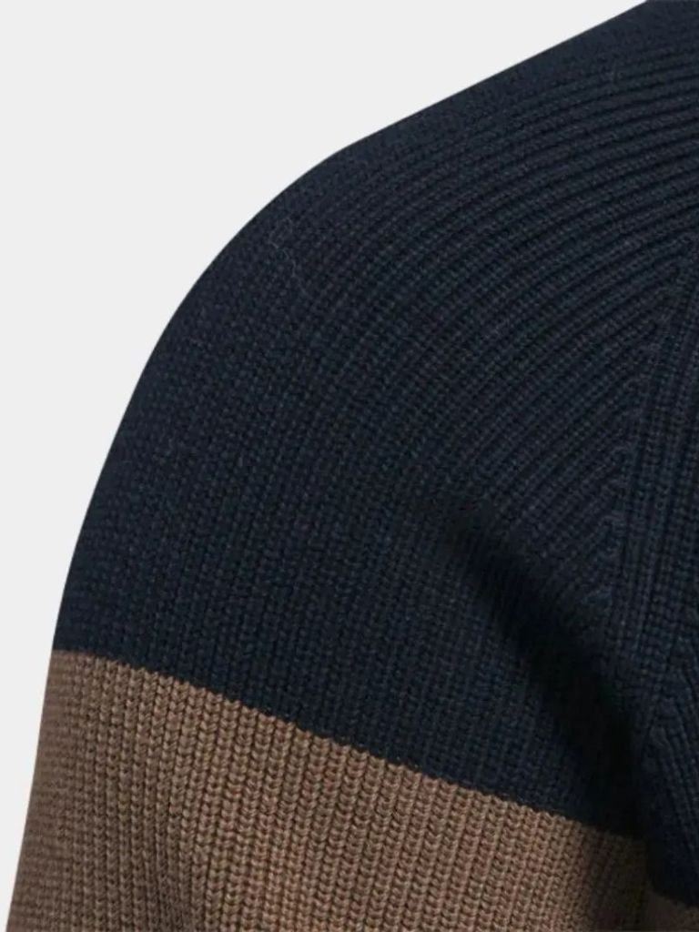 Essentieel Gebreid Rits Sweater