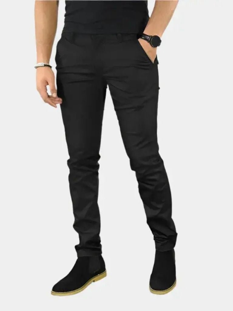 Essentiële Slim Fit Rechte Broek