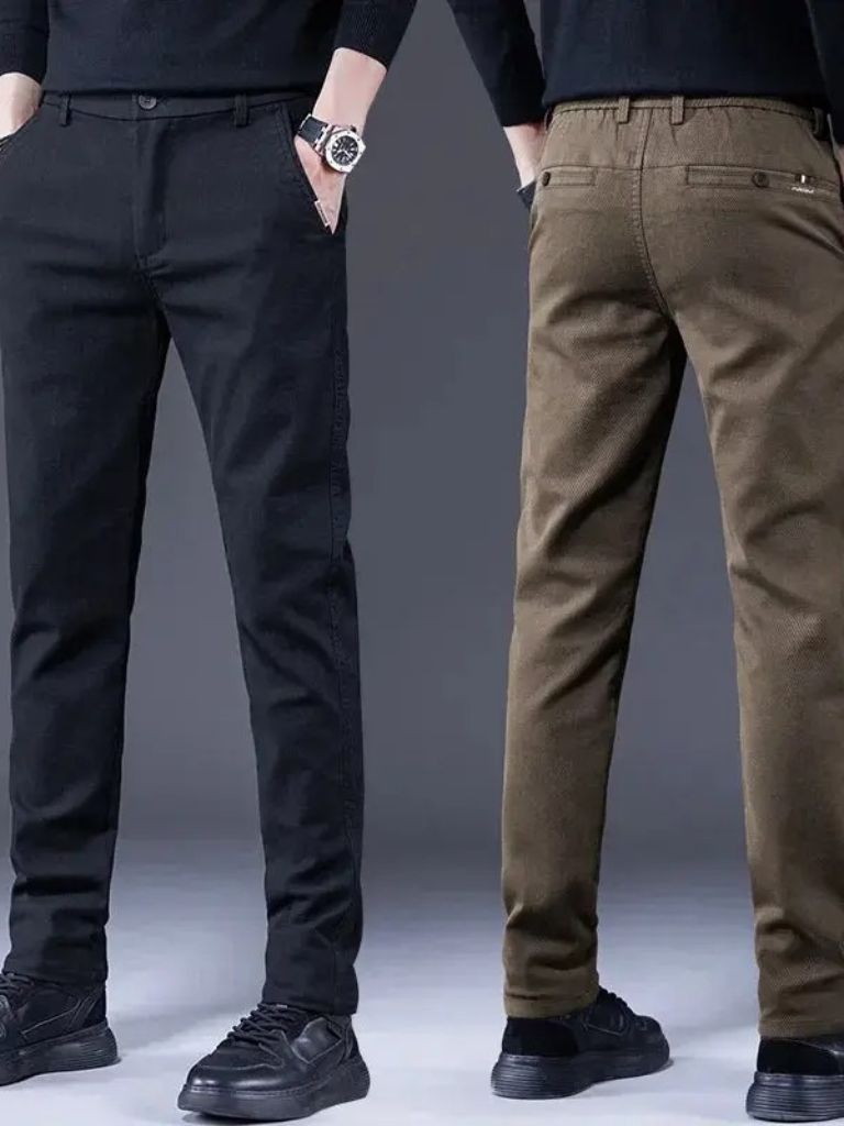 Essentiële Rekbare Rechte Broek