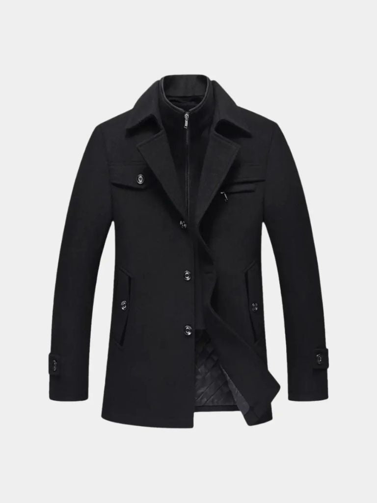 Essentiële Wolmix Jas