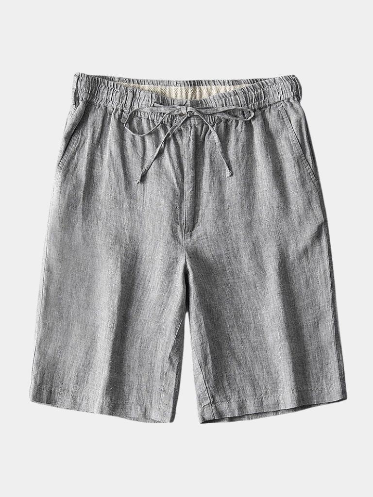 Grijze Mariner Linnen Shorts
