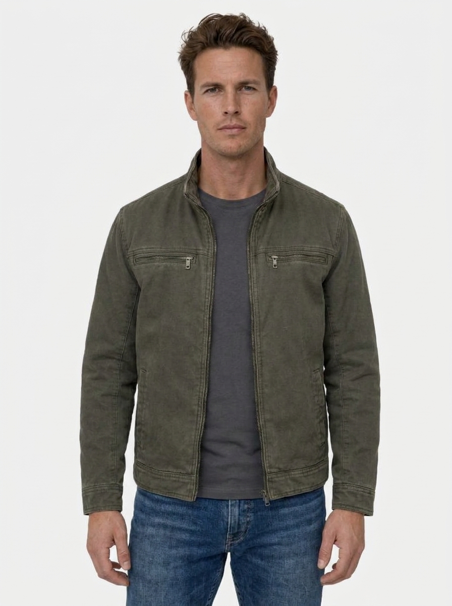 Valmont Vintage Olijfgroene Field Jacket