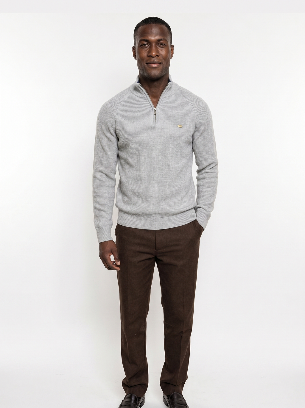 Elegante Quarter Zip Trui