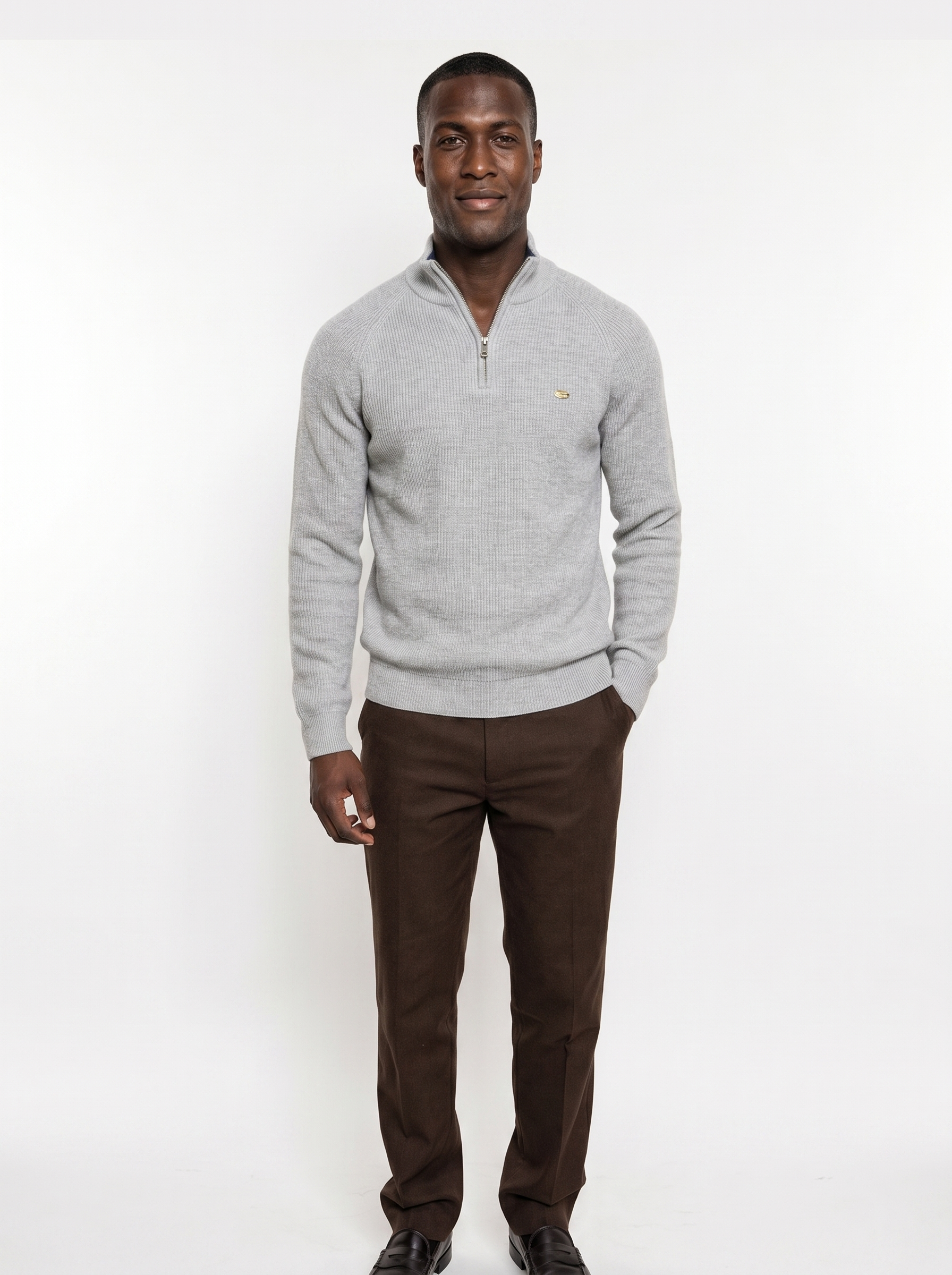 Elegante Quarter Zip Trui