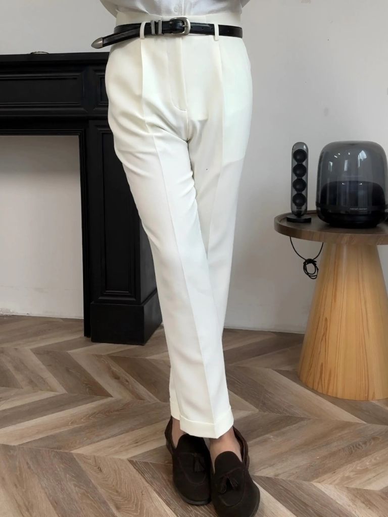 Hollywood Klassieke Broek (Riem Inbegrepen)