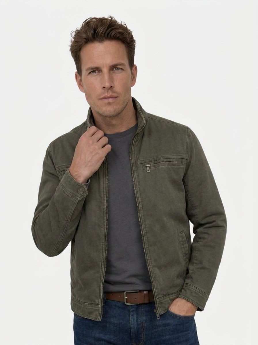 Valmont Vintage Olijfgroene Field Jacket