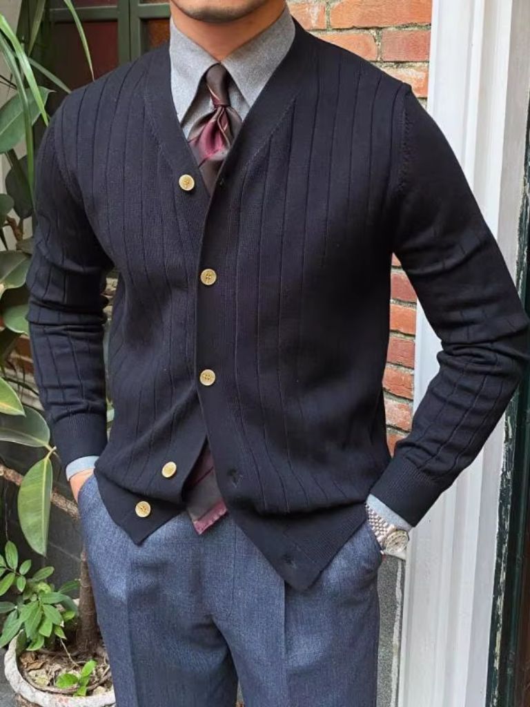 Gebreide Casual Cardigan