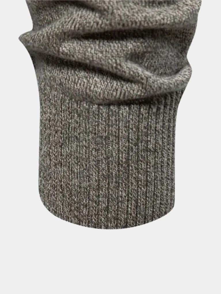 Gebreide Staande Kraag Katoenen Cardigan