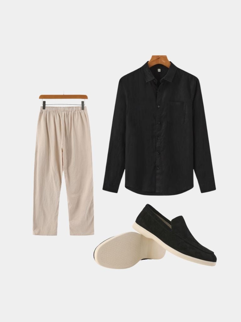 Linnen Noire Set