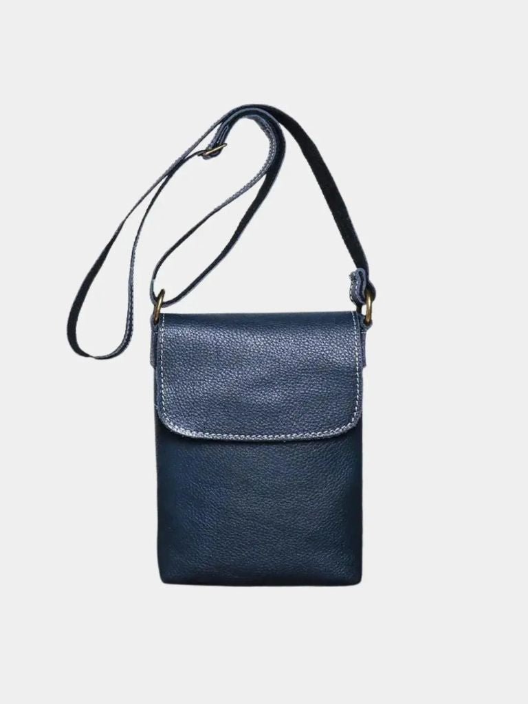 Heren Mini Leren Schoudertas