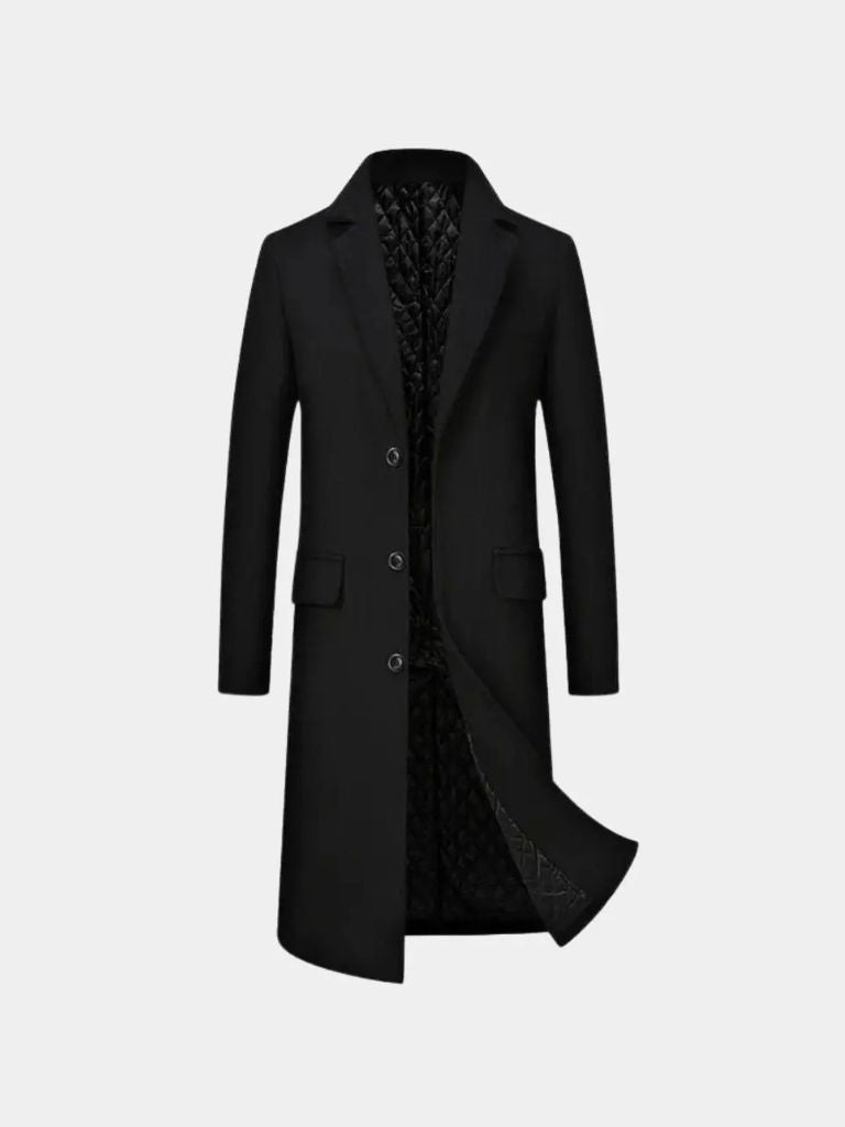 Heren Wolmix Trenchcoat