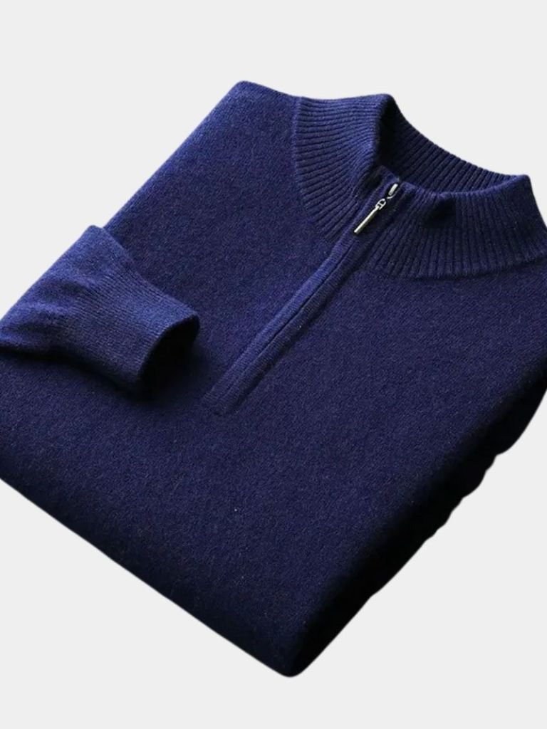 Merino Half Zip Trui