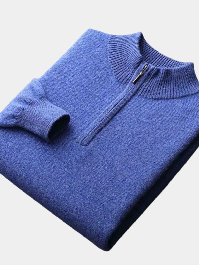 Merino Half Zip Trui