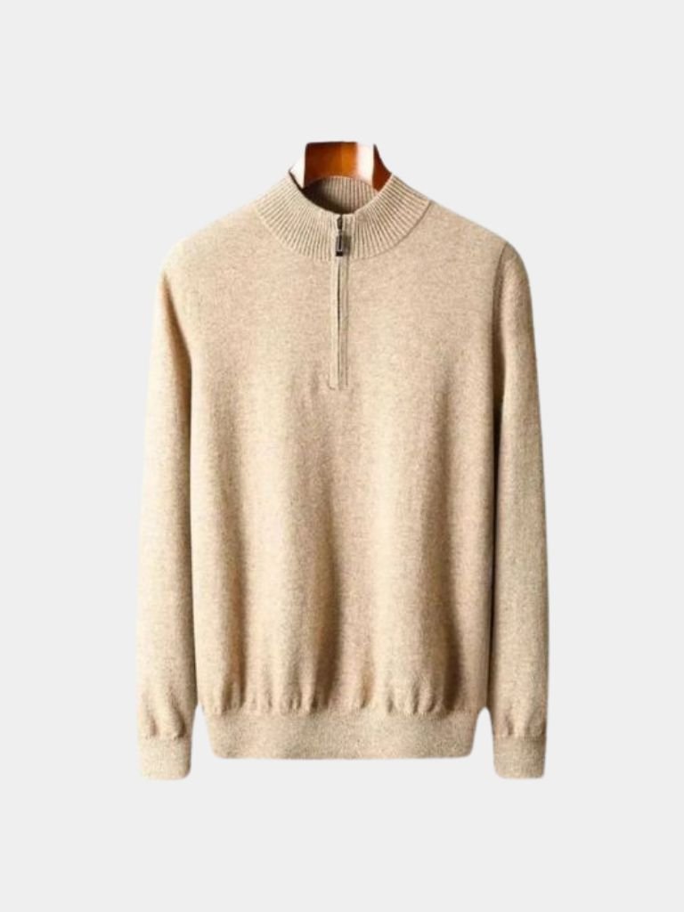 Merino Half Zip Trui