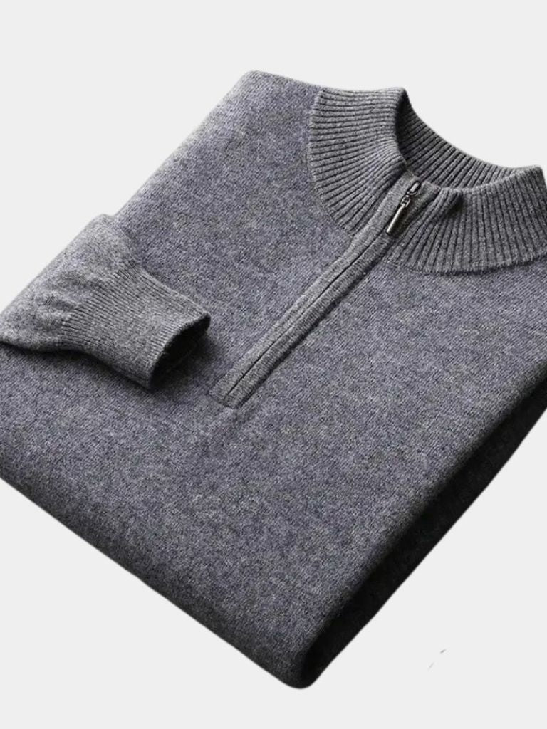 Merino Half Zip Trui