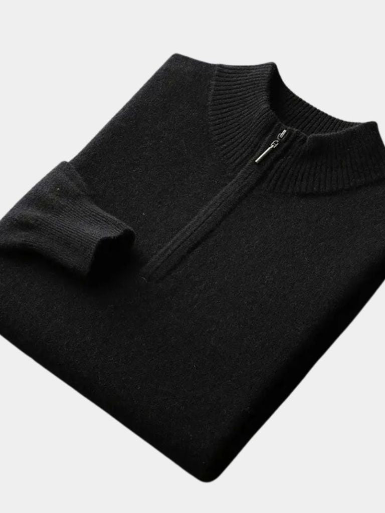 Merino Half Zip Trui