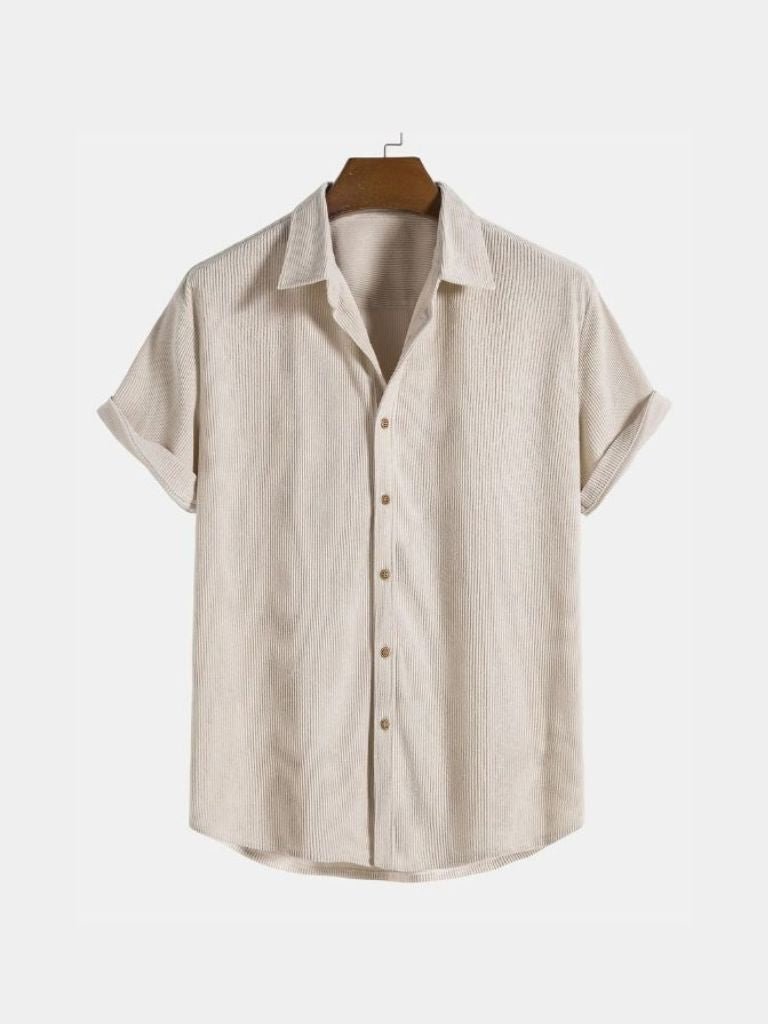- Minimalistische Corduroy Shirt