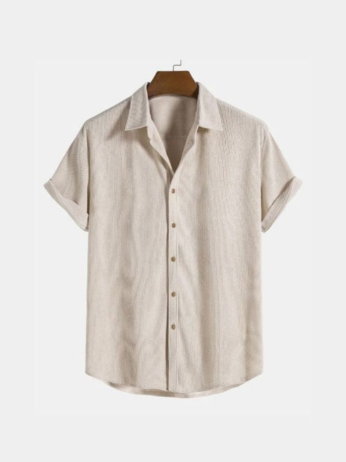 - Minimalistische Corduroy Shirt