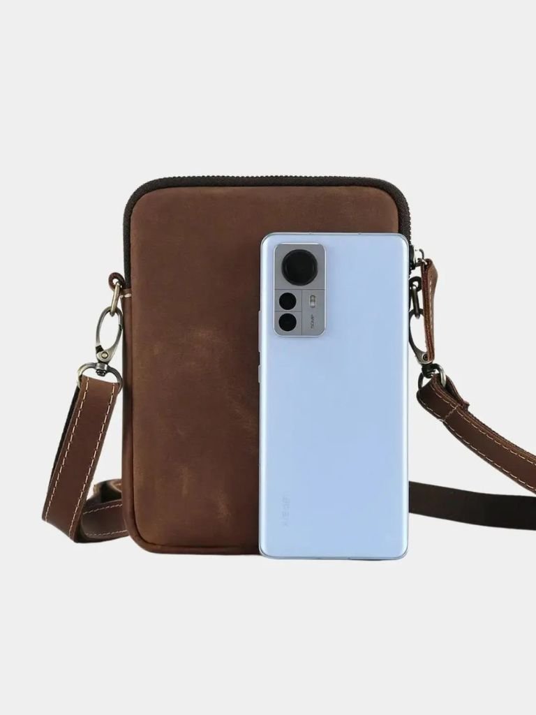 Minimalistische Crossbody Leren Tas