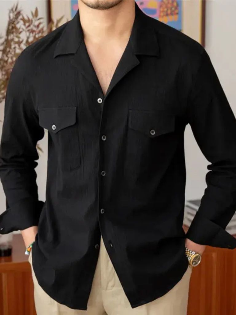 Oude Geld Lange Mouwen Shirt