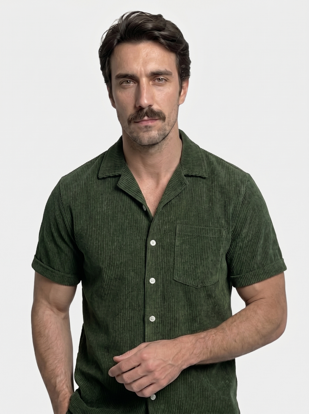 Zomer Corduroy Set Shorts en Shirt