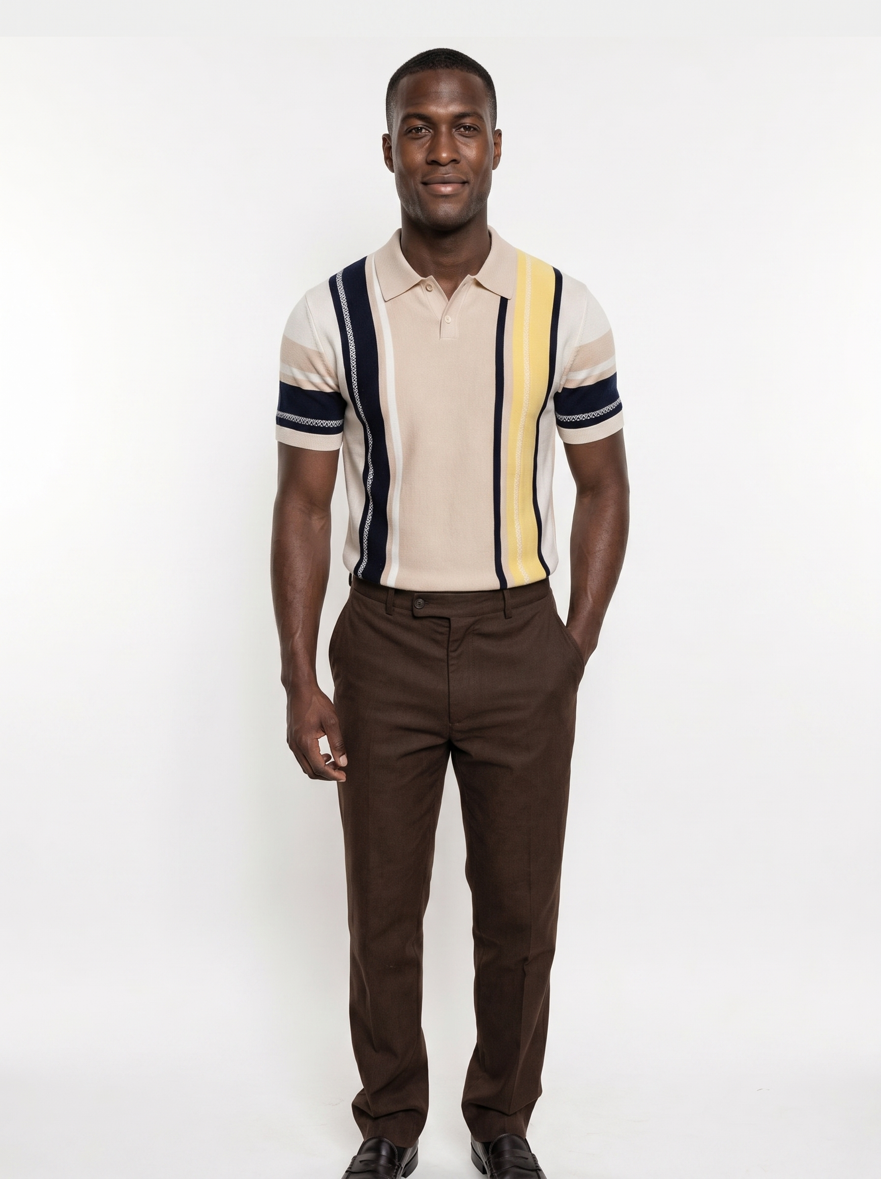Sundown Stripes Polo