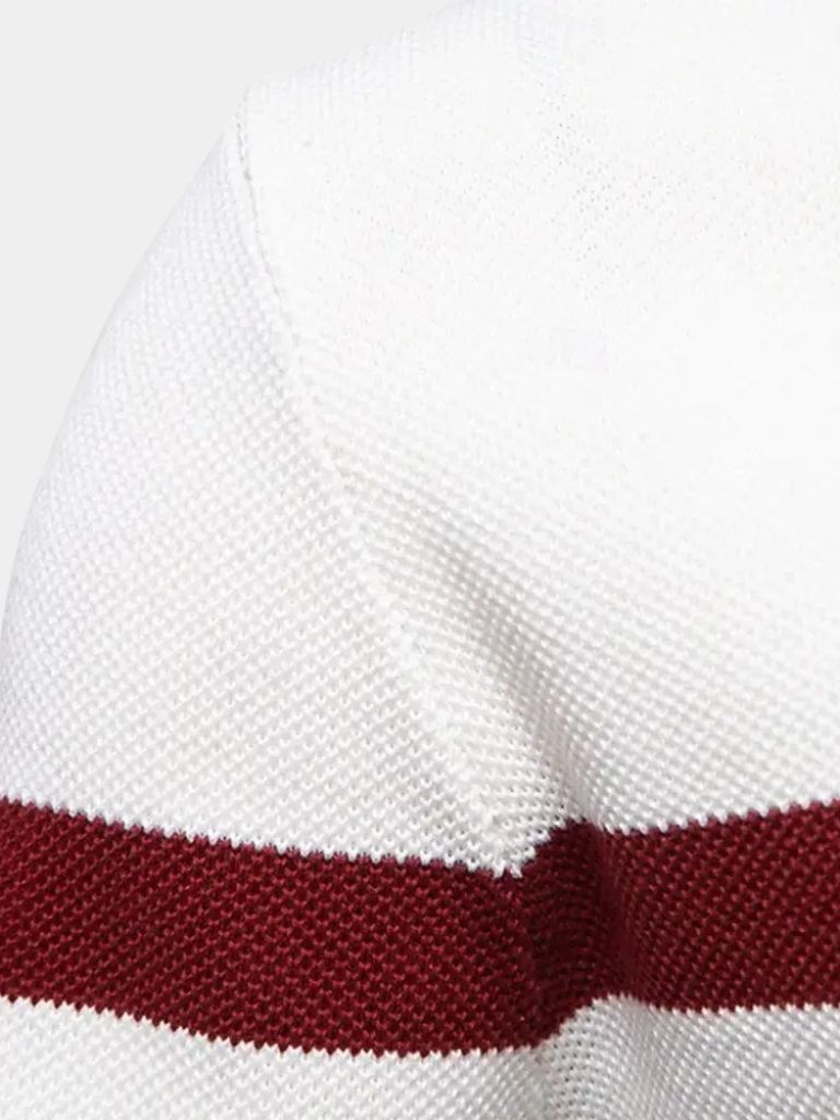 Quarter-Zip Trui - Cross & Crown