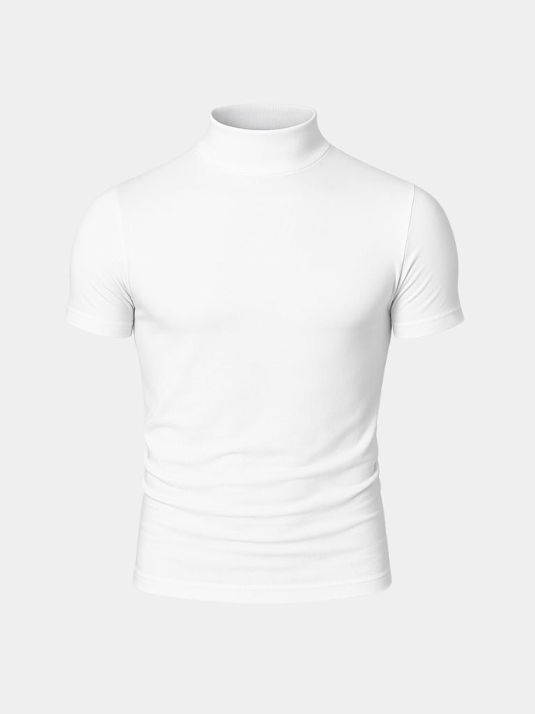 Effen Casual Turtle Neck T-Shirt