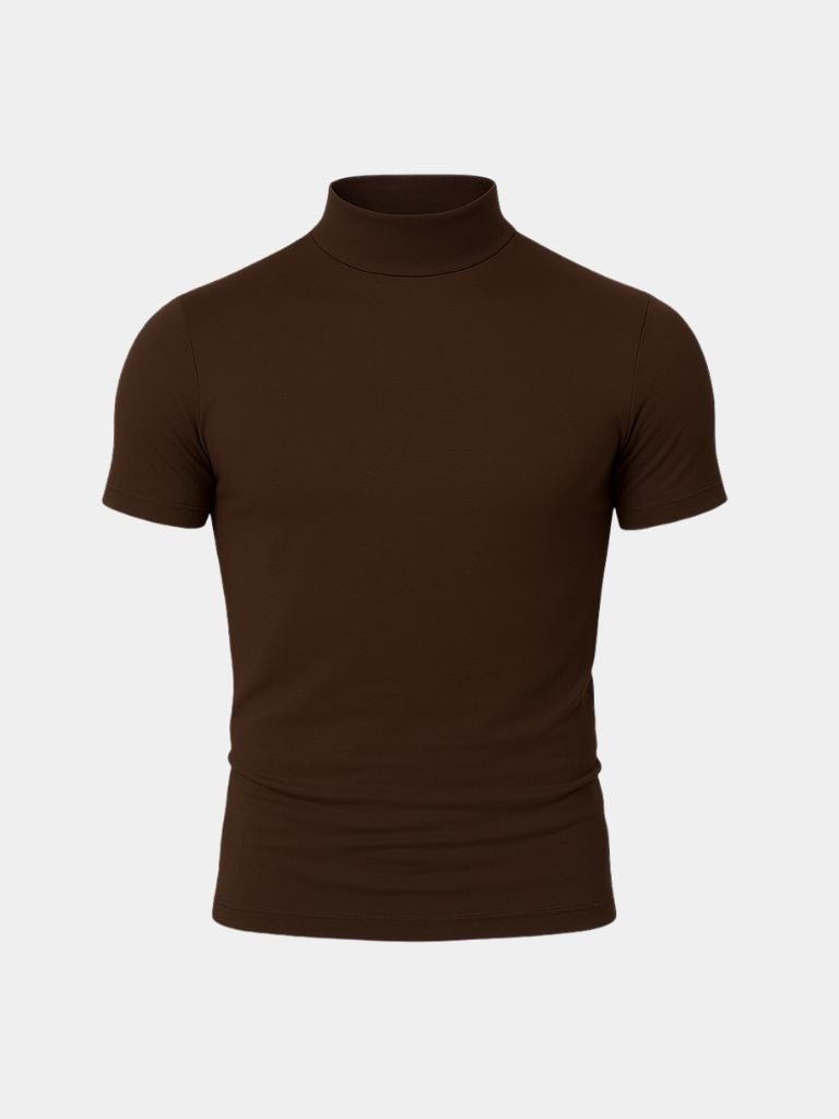 Effen Casual Turtle Neck T-Shirt