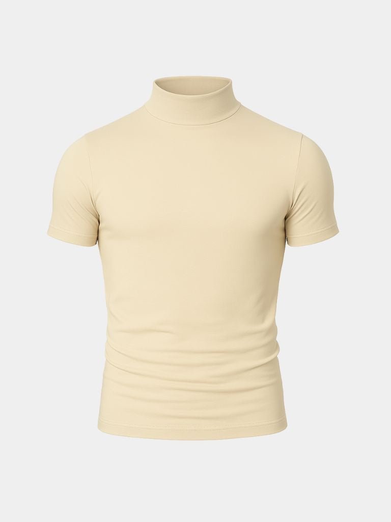 Effen Casual Turtle Neck T-Shirt