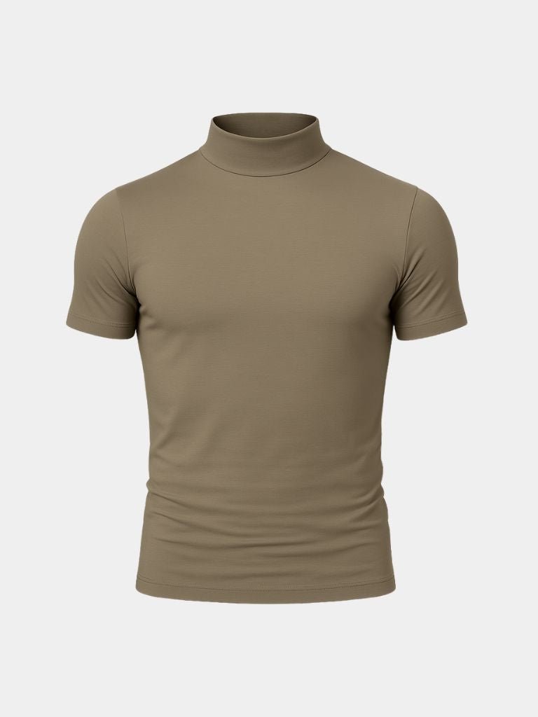 Effen Casual Turtle Neck T-Shirt