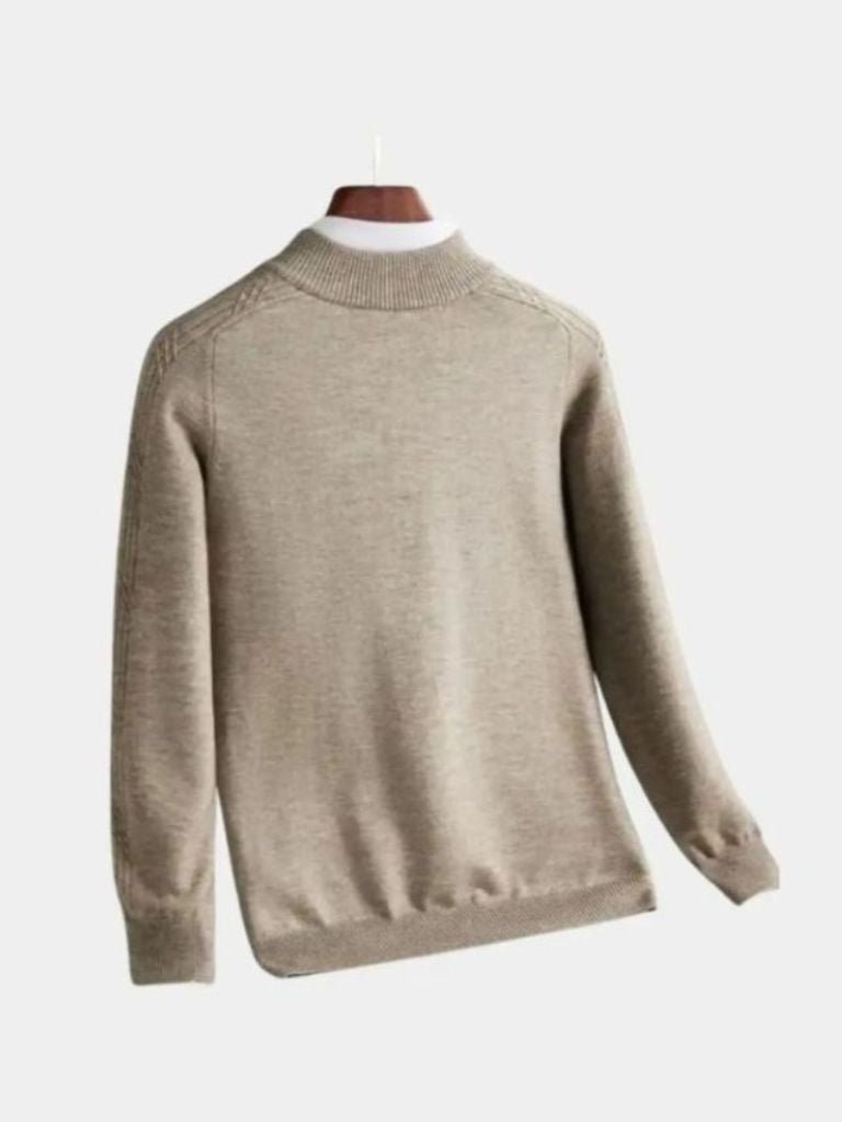 Stripe Quarter Zip Woltrui