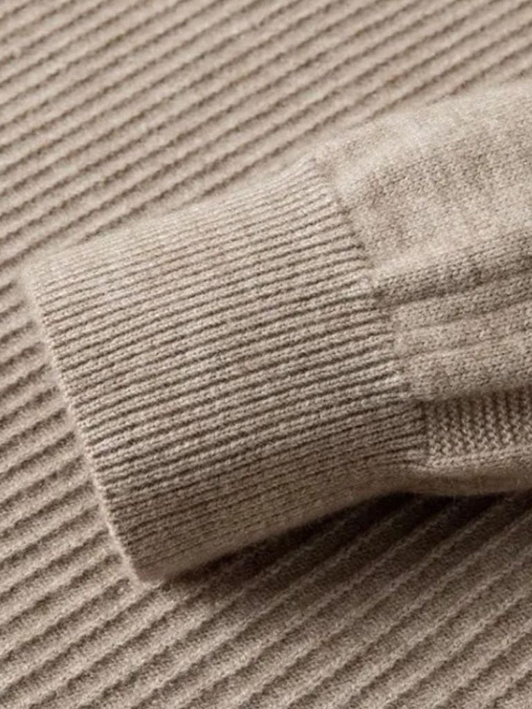 Stripe Quarter Zip Woltrui