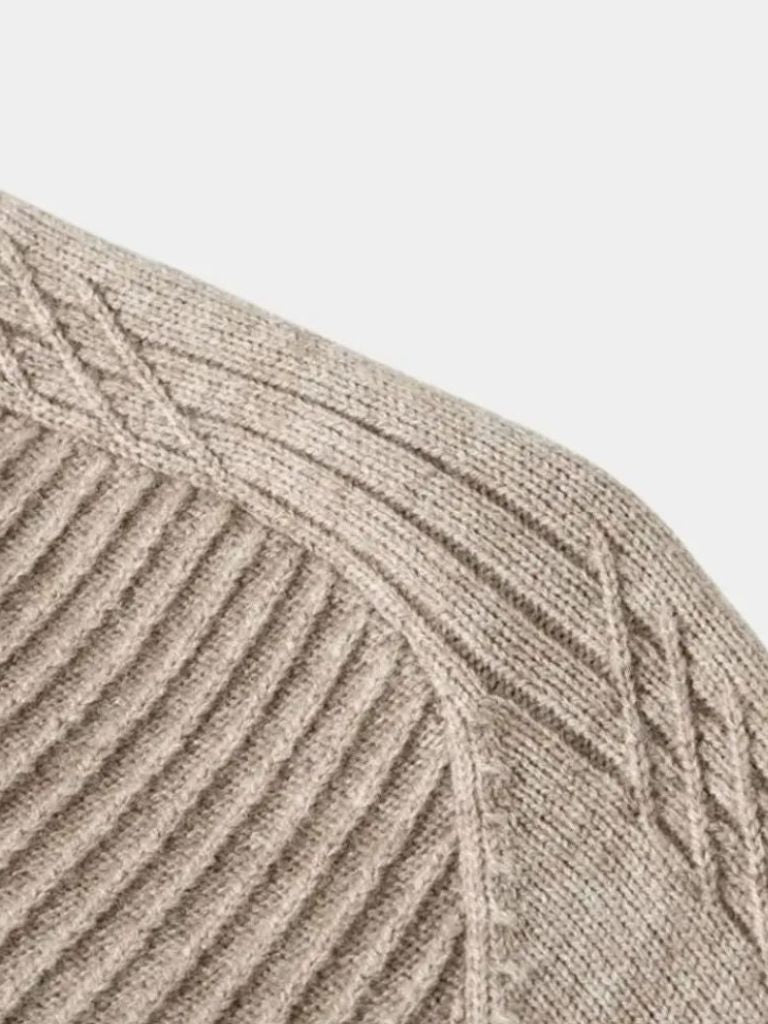 Stripe Quarter Zip Woltrui