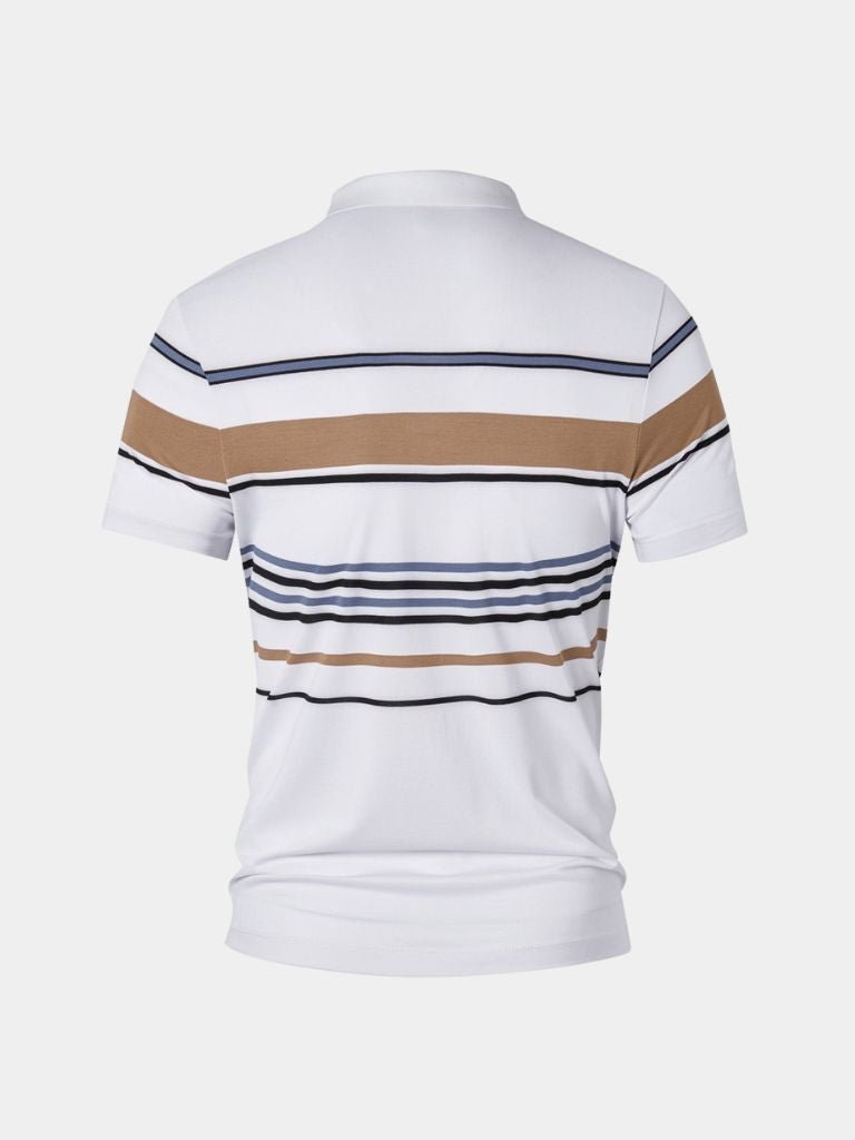 Zonsondergang Stripe Polo