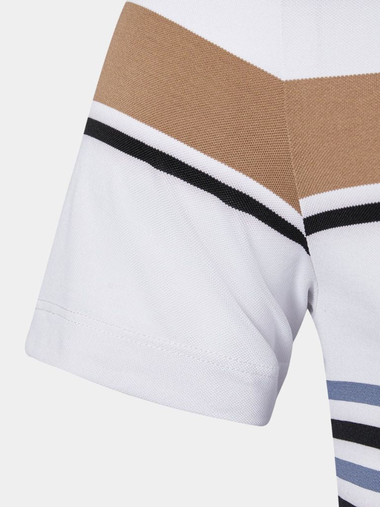 Zonsondergang Stripe Polo