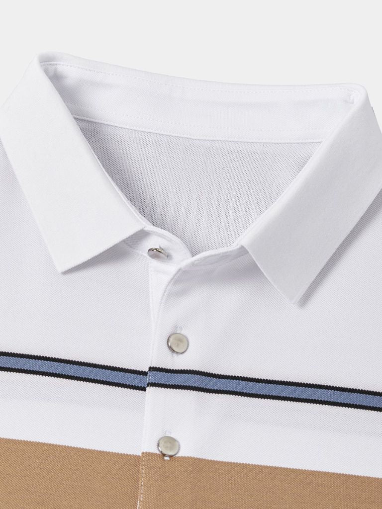 Zonsondergang Stripe Polo