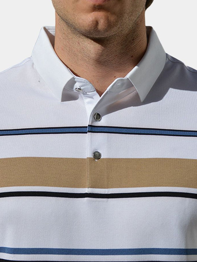Zonsondergang Stripe Polo