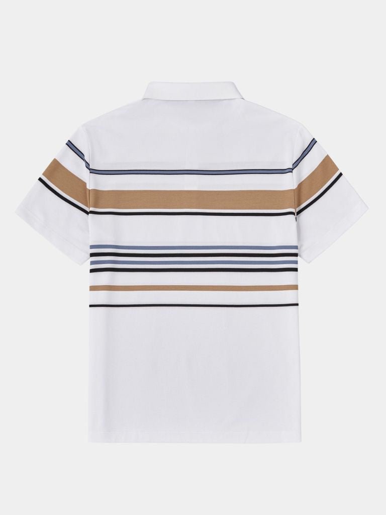 Zonsondergang Stripe Polo